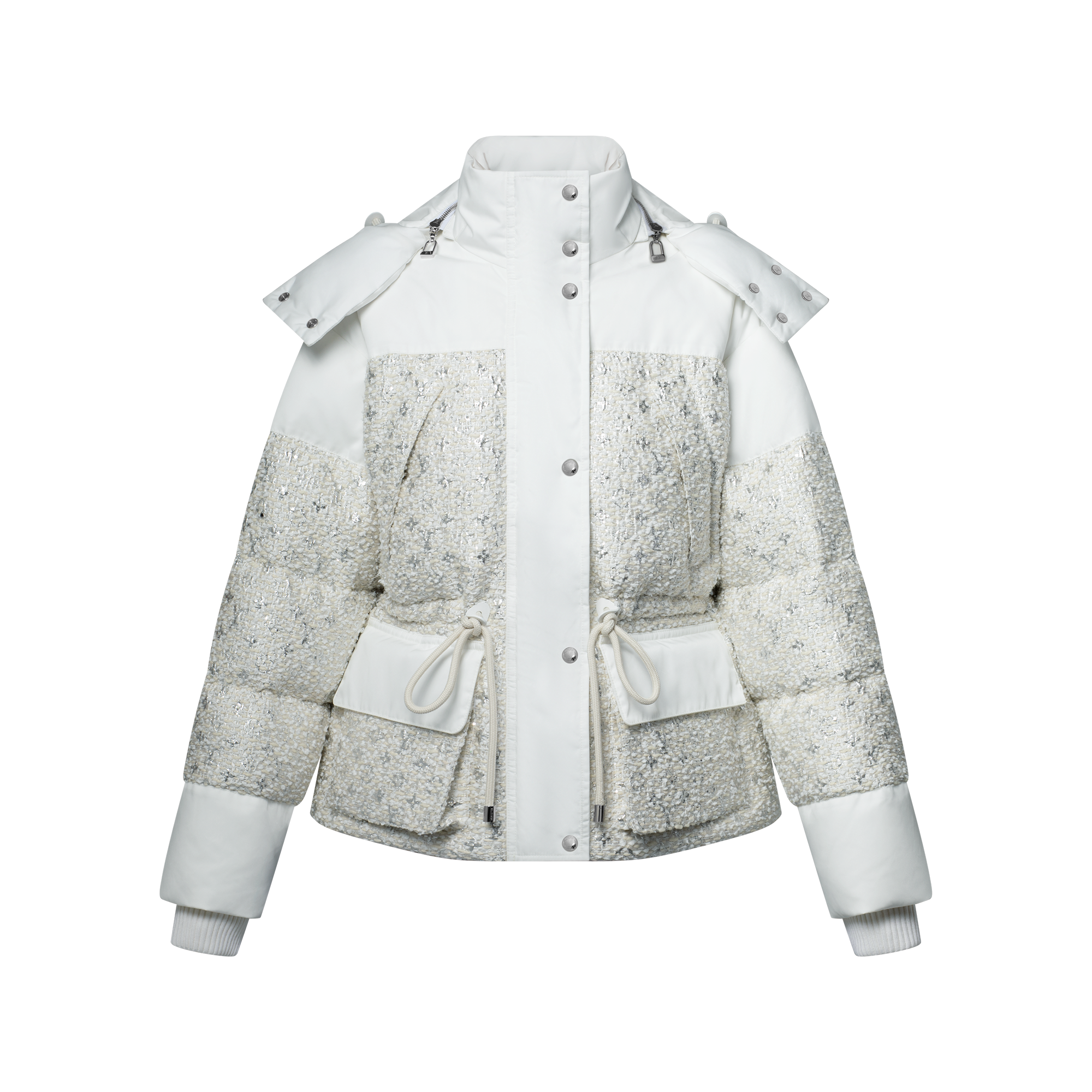 Monogram Tweed Puffer Jacket - Ready-to-Wear | LOUIS VUITTON